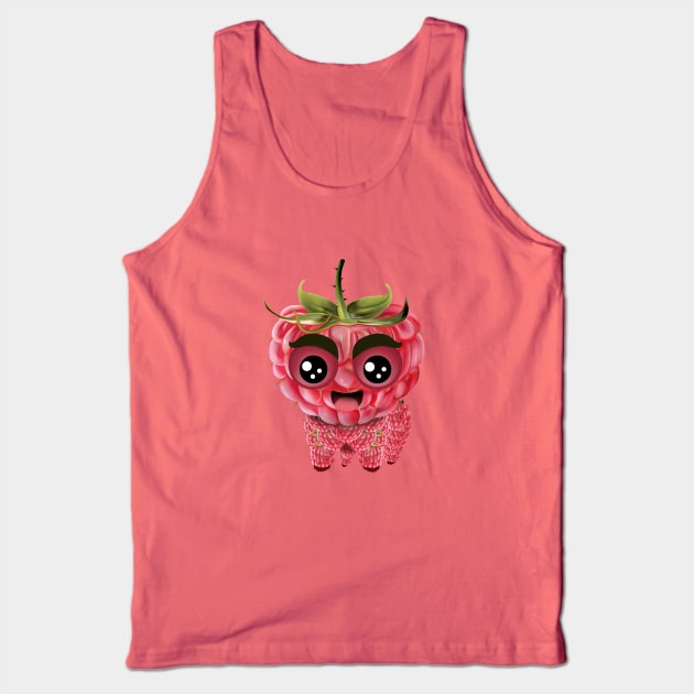 Raspberry Tank Top by ADSart